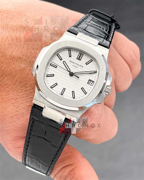 patek philippe nautilus steel strap genuine|Patek Philippe strap replacement.